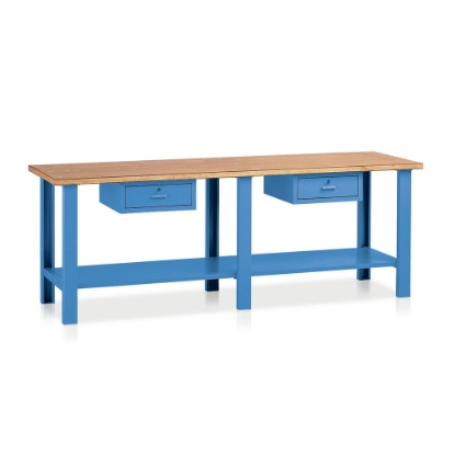Picture of Delovna miza z dvema predaloma, BP-T43/RS